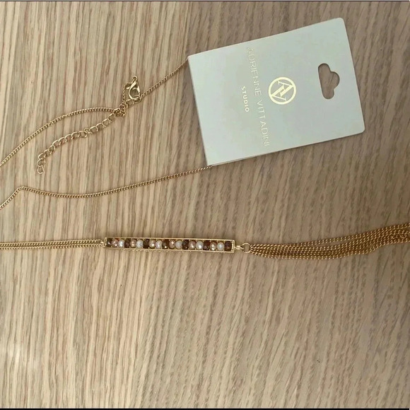 🆕Adrienne Vittadini Long Gold Necklace🆕 - Picture 2 of 5